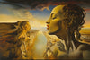 SURREAL PAINTING ABOUT TWO LOVERS KISSING - SERAPHIC KISS