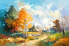 Herbstlandschaft mit goldenen Blättern - Herbstmelodie