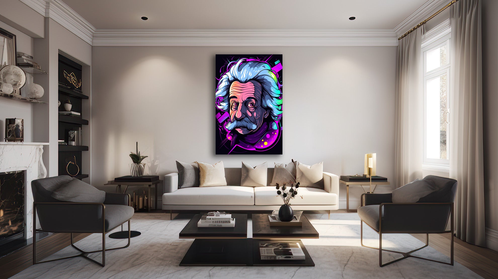 Leuchtende Gedanken von Einstein