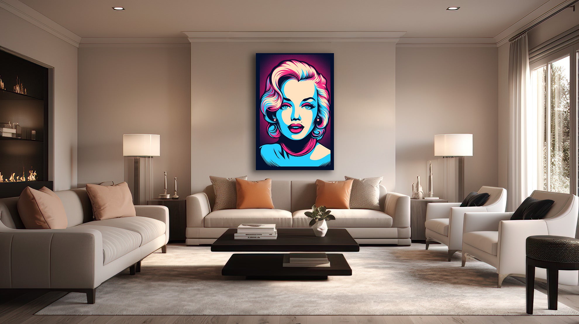 Betoverende Blik: Marilyn's Pop-Art Visie