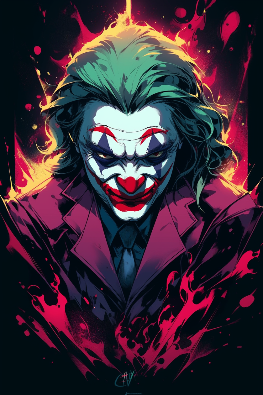 Feuriges Grinsen: Der Joker in der Pop-Art
