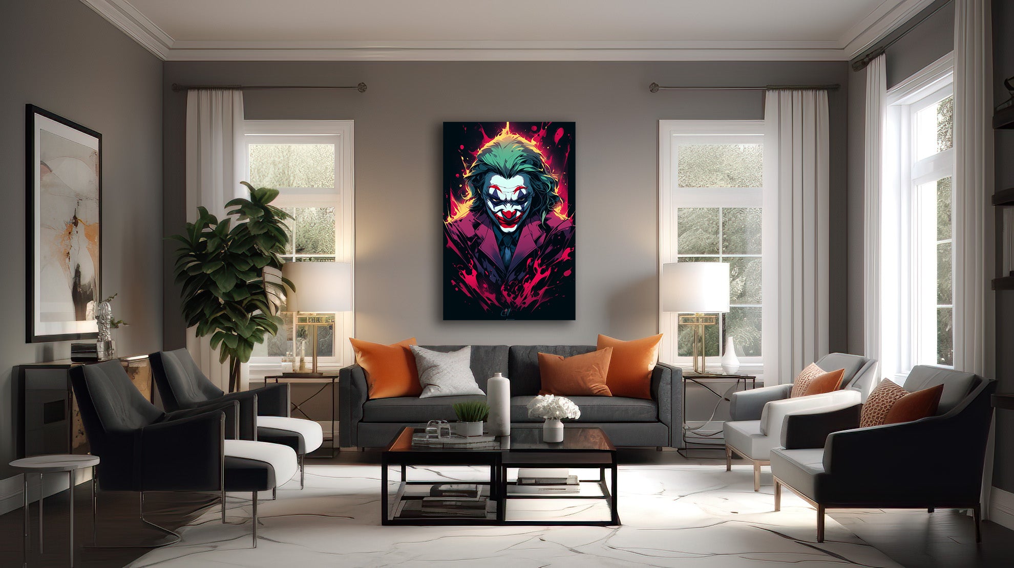 Feuriges Grinsen: Der Joker in der Pop-Art