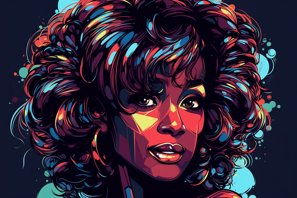 Anmutige Ikone: Whitneys Pop-Art-Schönheit