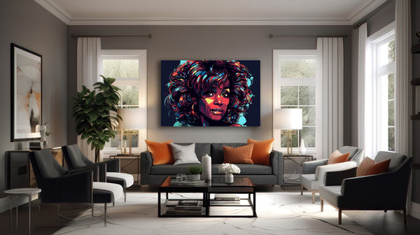 Gracieus Icon: Whitney's Pop-Art Schoonheid