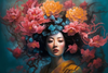 Avondlijke Bloemenverrukking: Een Aziatische Serenade