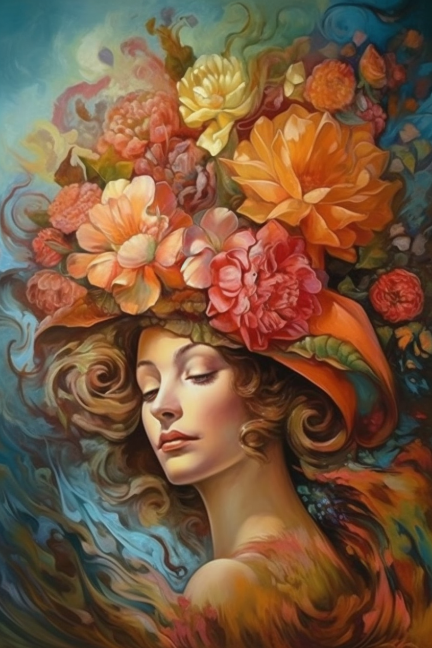 Sérénade au chapeau de fleurs : une expression colorée