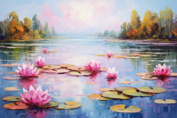 Een Hommage aan de Waterlelies van Monet