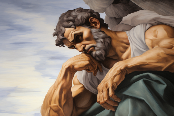 Kontemplative Ruhe: Michelangelos Echo