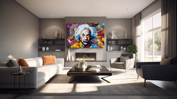 Einstein Reimagined - Levendige kleuren op de grens van genialiteit