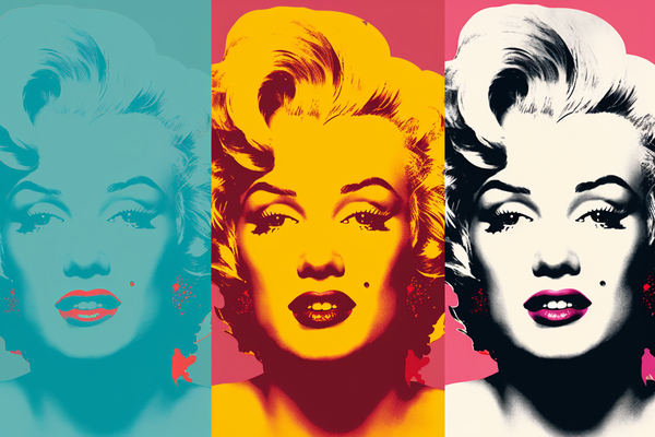 Triptyque Monroe - Un hommage coloré à une icône