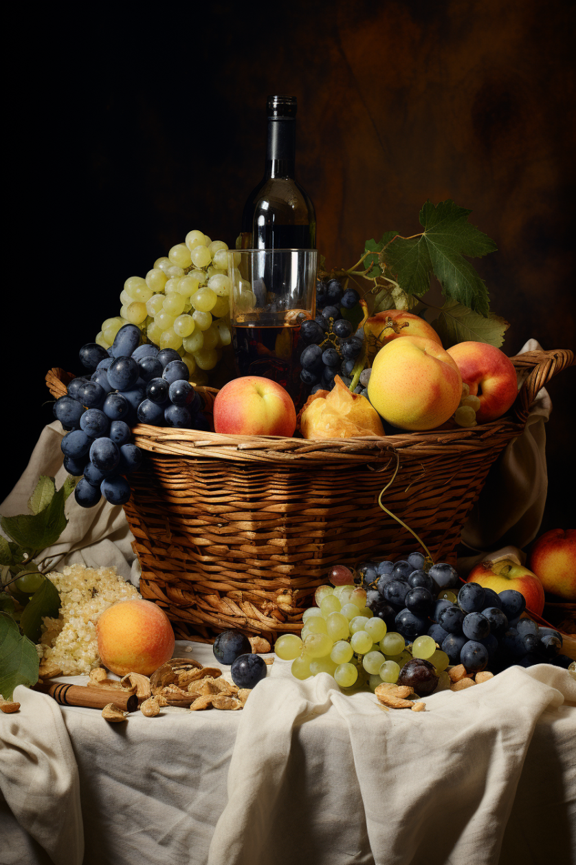 L'harmonie dans l'abondance : un banquet de fruits à l'élégance bourguignonne