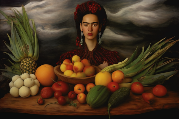 Overvloed in de Schaduwen: Frida's Tafel van Verbinding