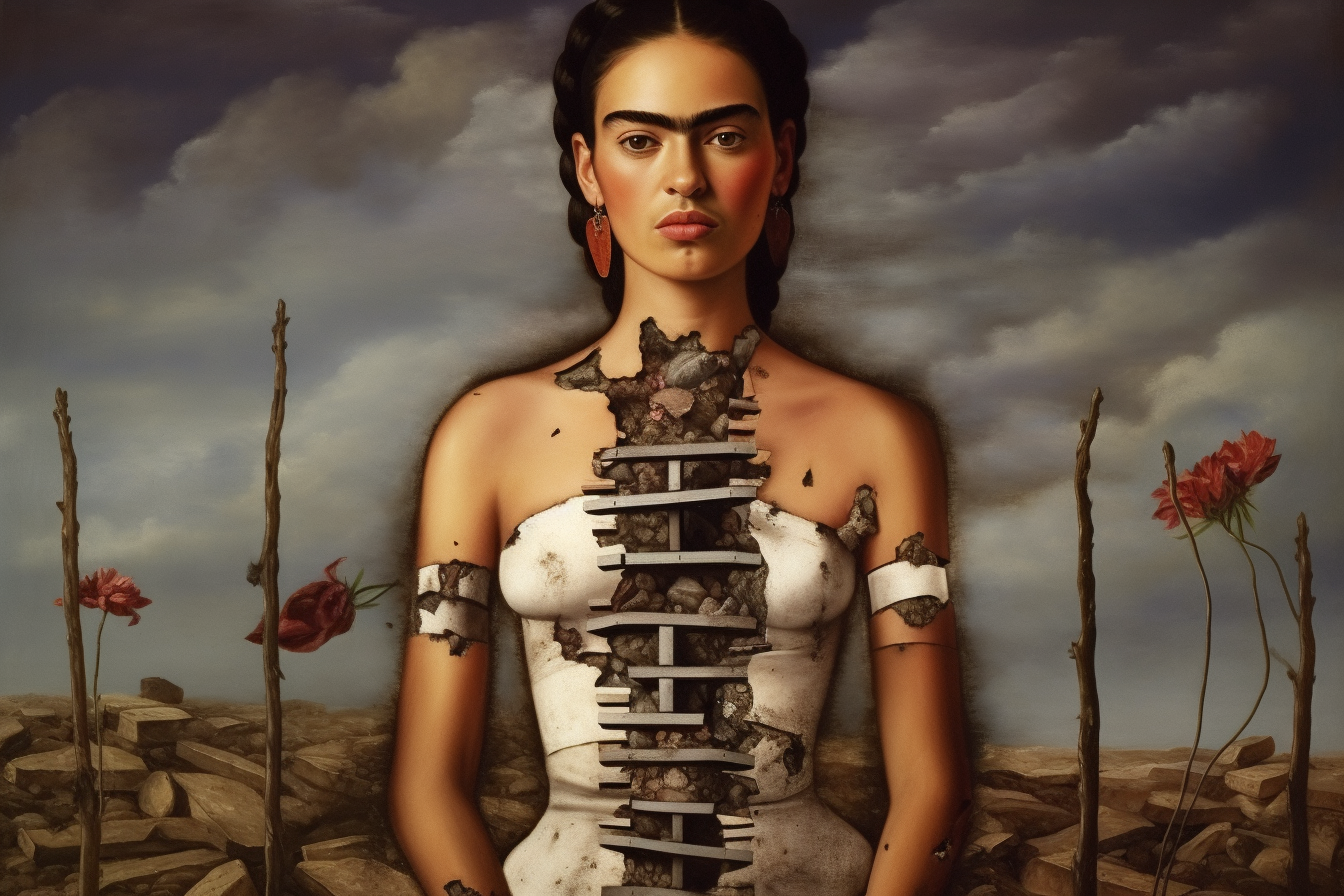 Gefangen zwischen den Realitäten: Eine Ode an Fridas Dualität