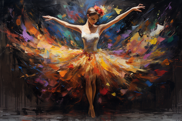 Pirouette en Passion : Danse des Couleurs