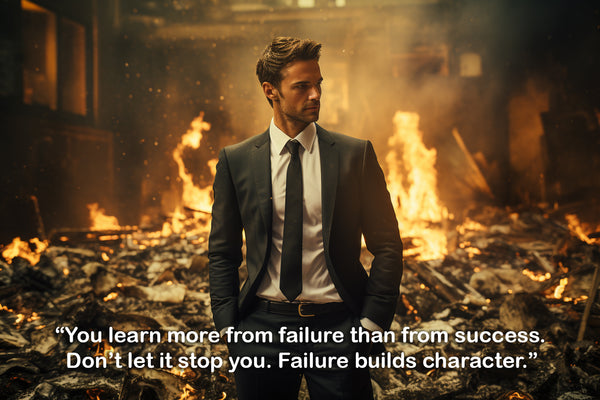 You learn more from failure than from success
